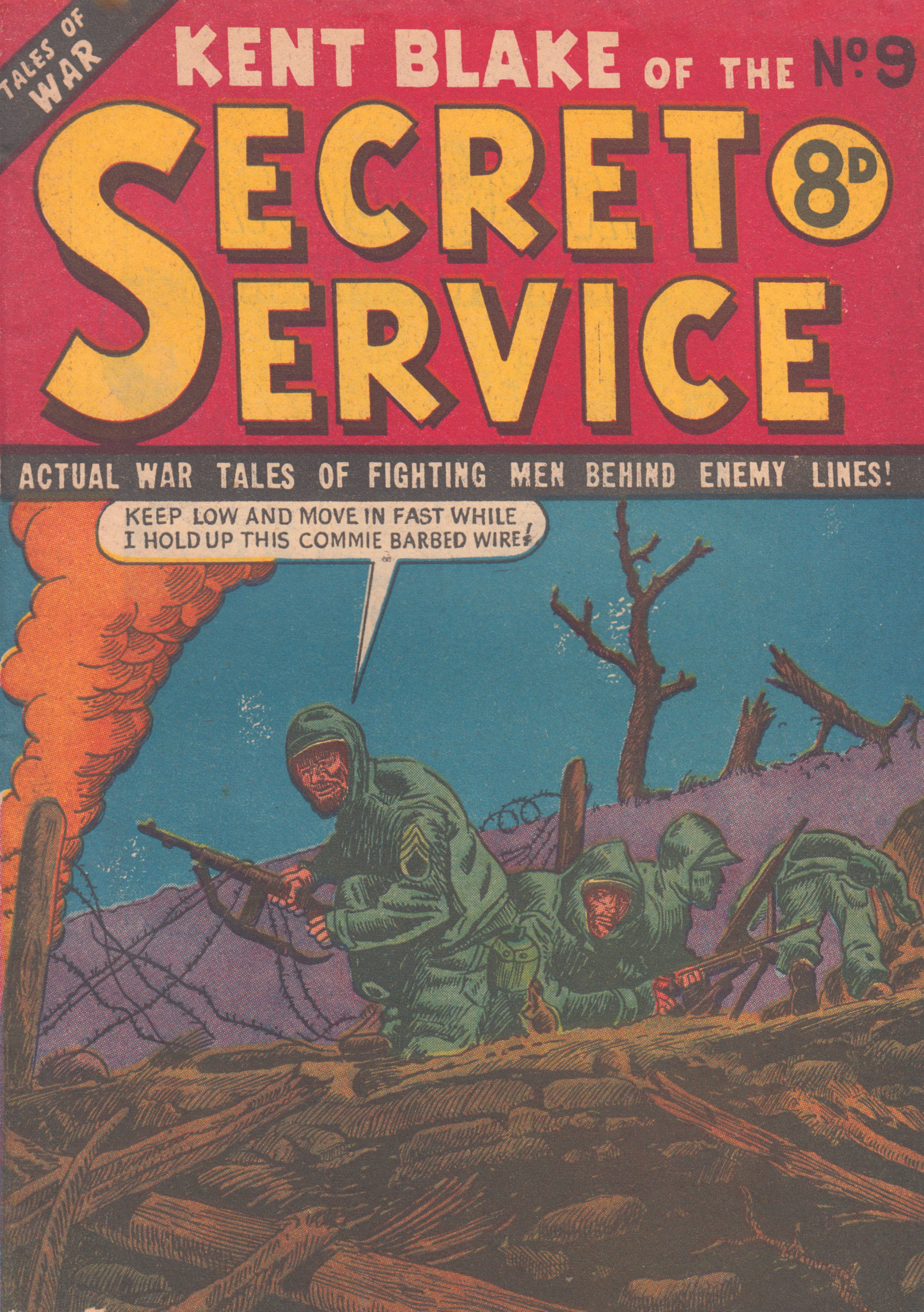 Kent Blake of the Secret Service (Calvert, 1953 series) #9 ([November 1953?])