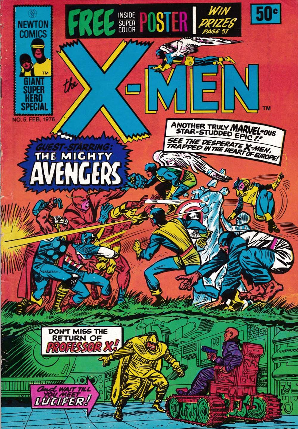 The X-Men (Newton, 1976 series) #5 (February 1976)