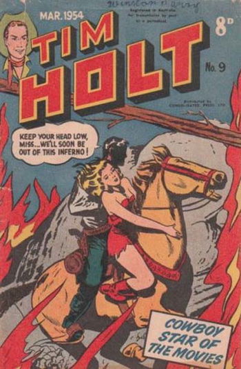 Tim Holt (Red Circle, 1953 series) #9 (March 1954)