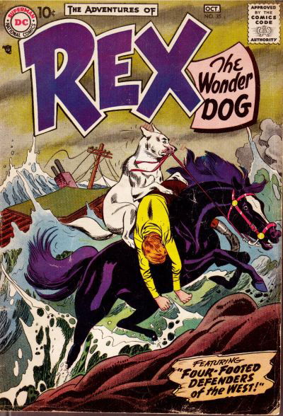 The Adventures of Rex the Wonder Dog (DC, 1952 series) #35 September-October 1957