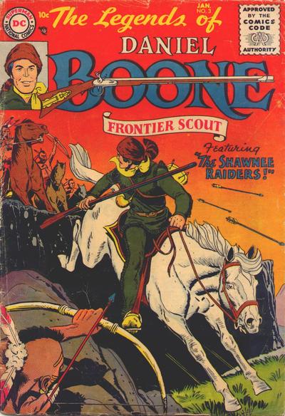 The Legends of Daniel Boone  #3 (January 1956)
