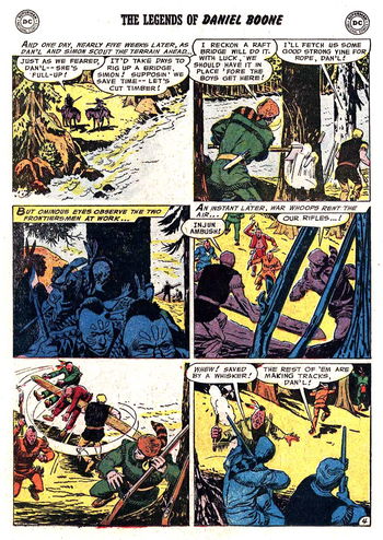 The Legends of Daniel Boone (DC, 1955 series) #3 — Daniel Boone's Trailblazers (page 4)