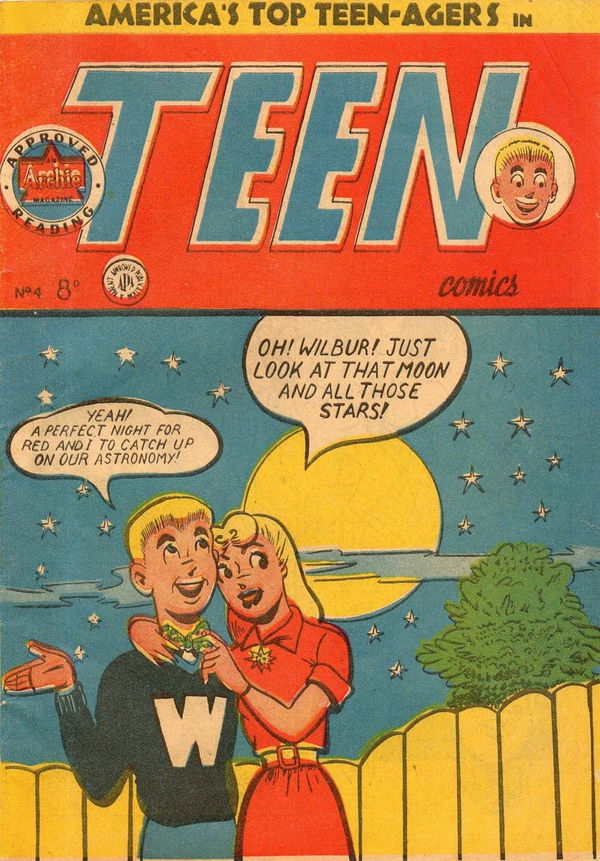 Teen Comics (HJ Edwards, 1952 series) #4 ([September 1952?])