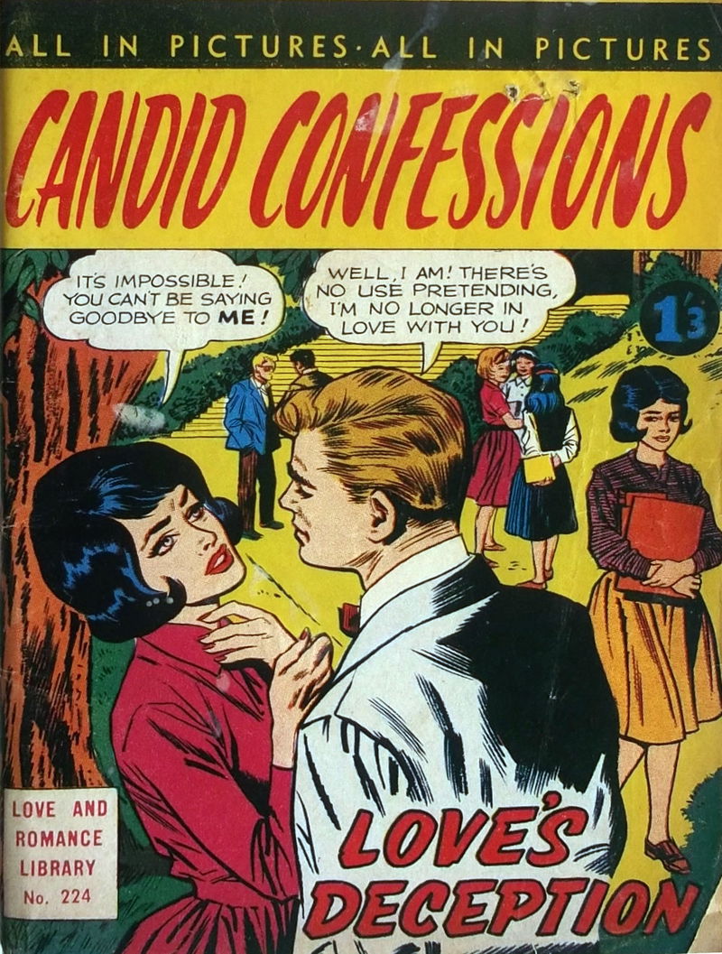 Love and Romance Library (Yaffa/Page, 1965? series) #224 — Candid Confessions ([November 1965?])