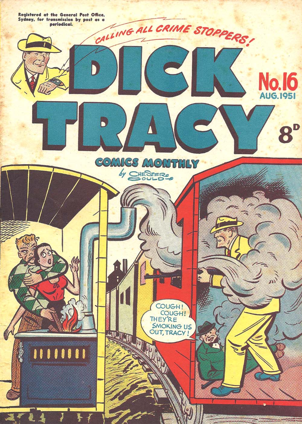 Dick Tracy Comics Monthly (Illustrated, 1950 series) #16 — Dick Tracy Comics Monthly (August 1951)