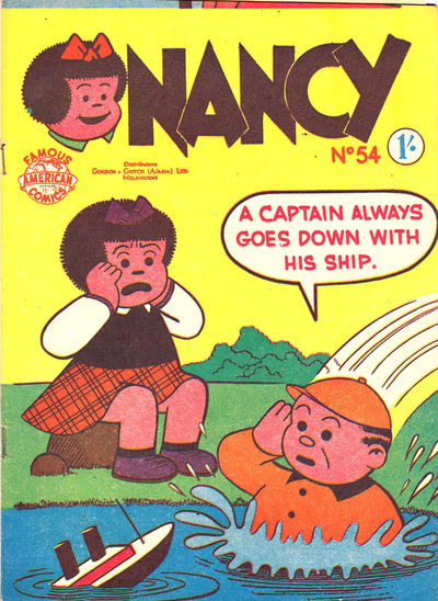 Nancy (New Century, 1952 series) #54 [November 1956?]