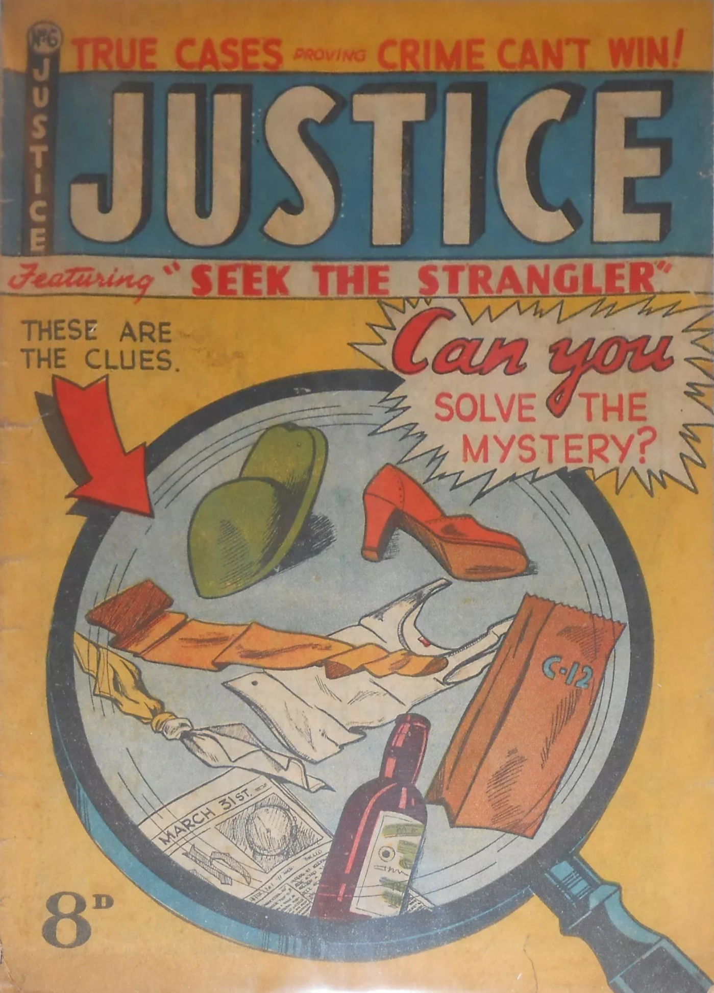 Justice (Young's, 1953? series) #6 ([June 1954?])