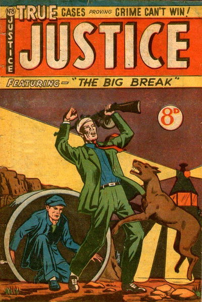 Justice (Young's, 1953? series) #8 [August 1954?]