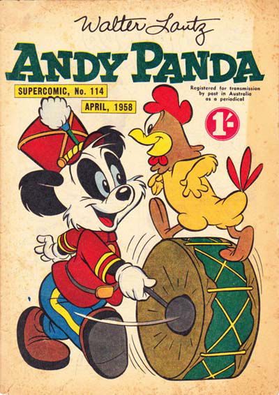 The Supercomic Series (Shakespeare Head, 1953 series) #114 (April 1958) —Walter Lantz Andy Panda