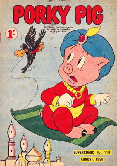 The Supercomic Series (Shakespeare Head, 1953 series) #118 — Porky Pig (August 1958)