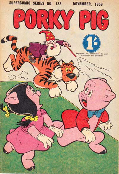 The Supercomic Series (Shakespeare Head, 1953 series) #133 — Porky Pig (November 1959)