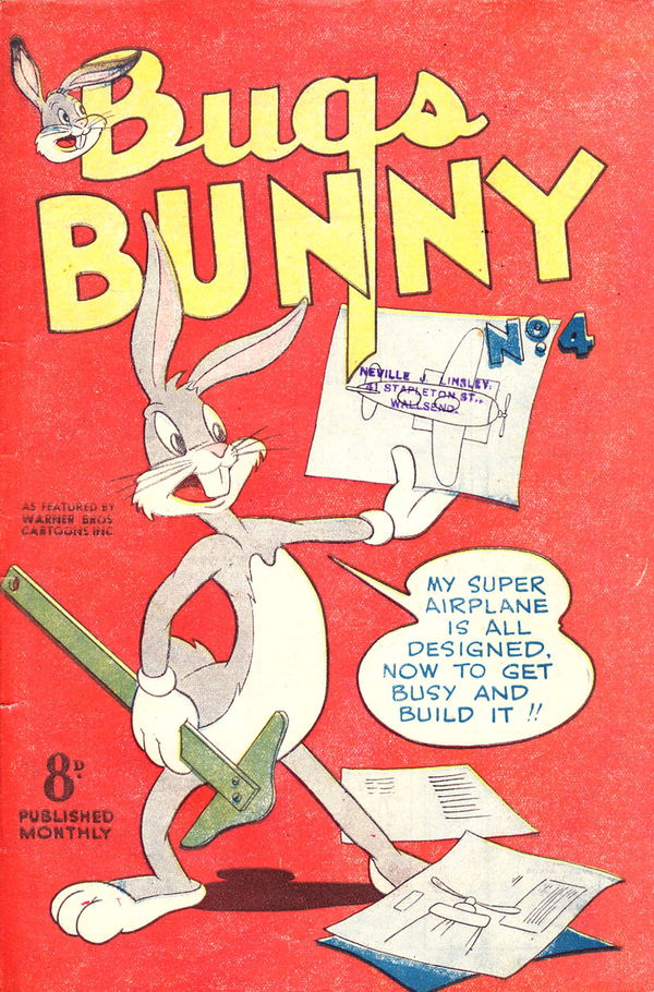 Bugs Bunny (Youngs, 1952? series) #4 [December 1952?]