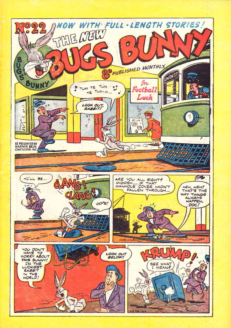 Bugs Bunny (Youngs, 1952? series) #22 ([June 1954?])