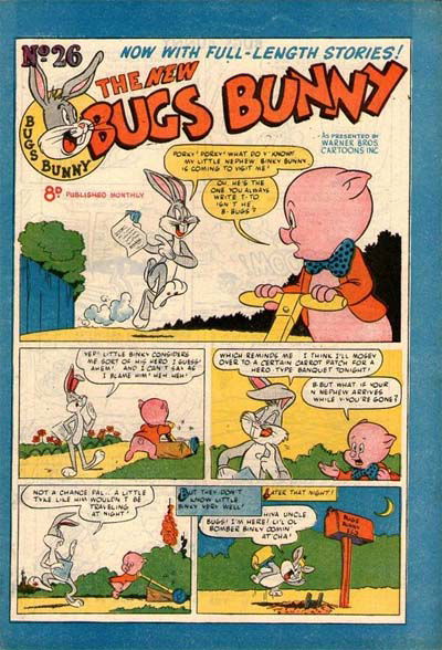 Bugs Bunny (Youngs, 1952? series) #26 ([October 1954?])