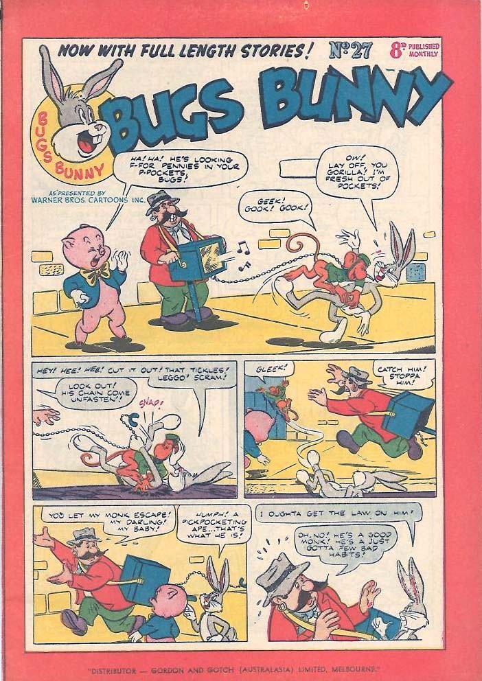 Bugs Bunny (Youngs, 1952? series) #27 ([November 1954?])