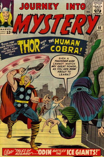 The Human Cobra! / Odin Battles the Ice Giants !