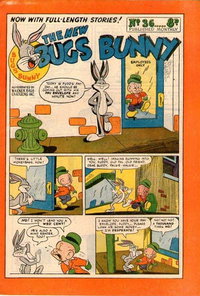 Bugs Bunny  #36 ([August 1955?])