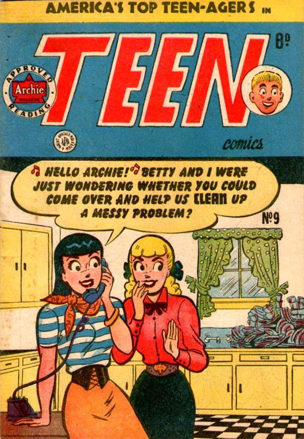 Teen Comics (HJ Edwards, 1952 series) #9 ([February 1953?])