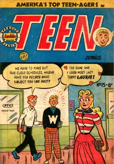 Teen Comics (HJ Edwards, 1952 series) #15 ([August 1953?])