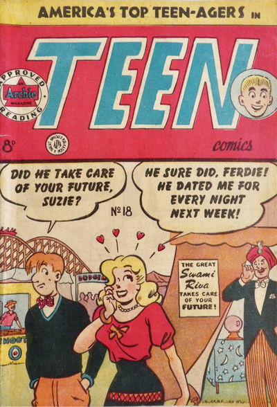 Teen Comics (HJ Edwards, 1952 series) #18 ([November 1953?])