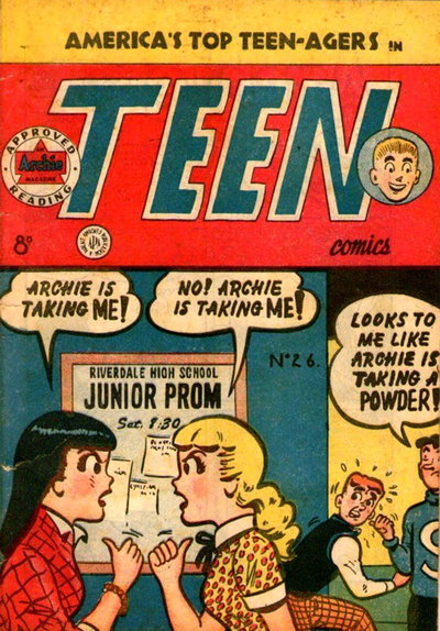 Teen Comics  #26 ([July 1954?])