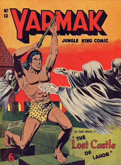 Yarmak Jungle King Comic (Youngs, 1949 series) #13 [November 1950]