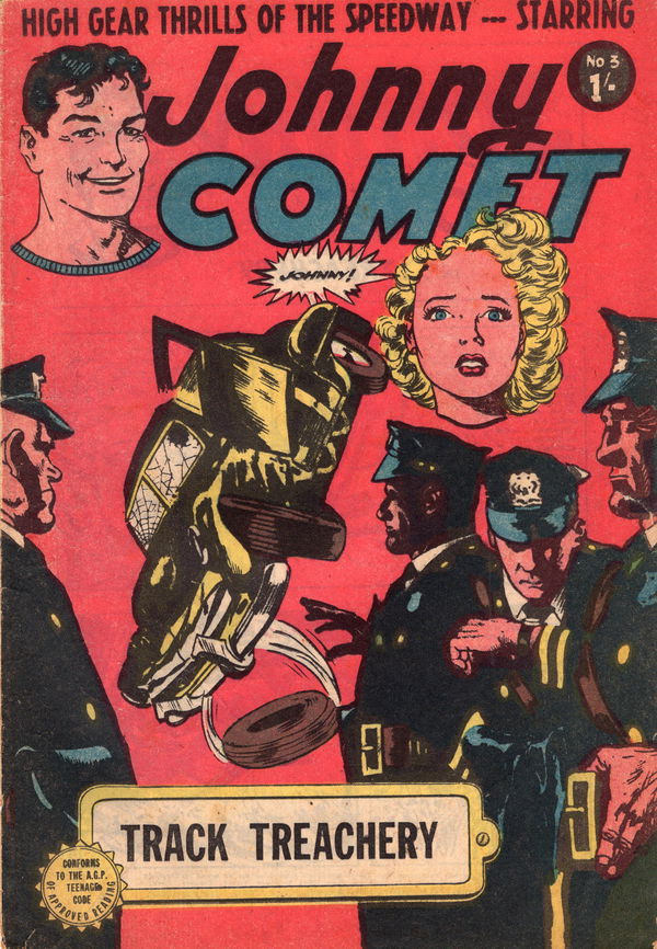 Johnny Comet (Horwitz, 1954? series) #3 (August 1955)