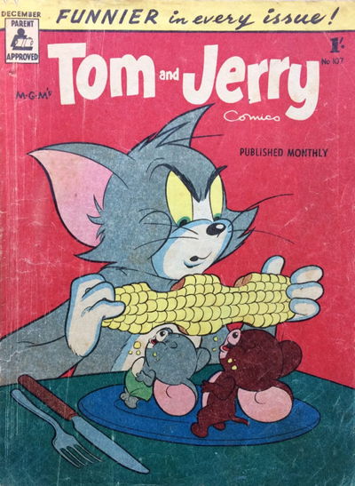 Tom and Jerry Comics (Rosnock, 1949 series) #107 (December 1957)