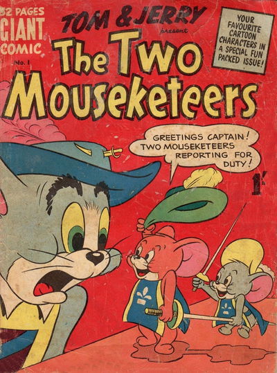 Tom and Jerry Present the Two Mouseketeers (Rosnock, 1955 series) #1 ([October 1955?])