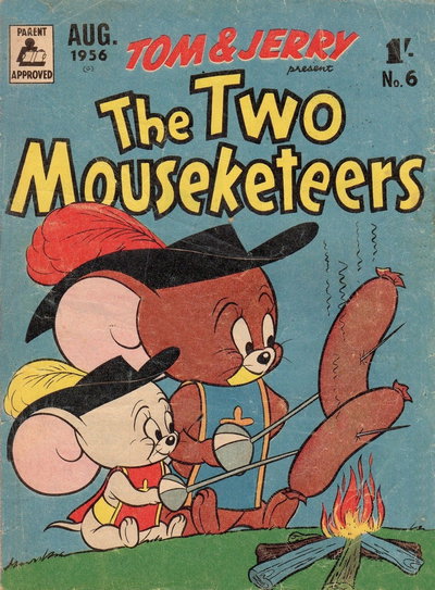 Tom and Jerry Present the Two Mouseketeers  #6 (August 1956)