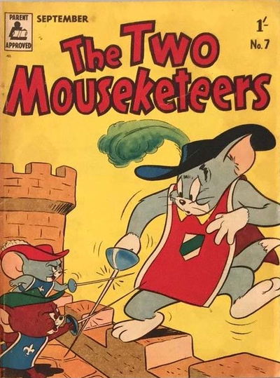 Tom and Jerry Present the Two Mouseketeers (Rosnock, 1955 series) #7 (September 1956)