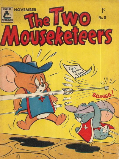 Tom and Jerry Present the Two Mouseketeers  #8 (November 1956)