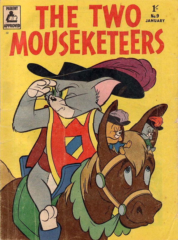 Tom and Jerry Present the Two Mouseketeers (Rosnock, 1955 series) #9 (January 1957)