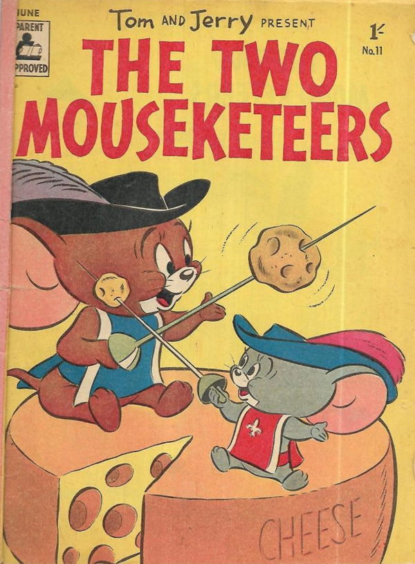 Tom and Jerry Present the Two Mouseketeers (Rosnock, 1955 series) #11 ([June 1957?])