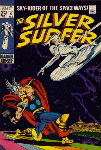 The Silver Surfer (Marvel, 1968 series) #4 February 1969