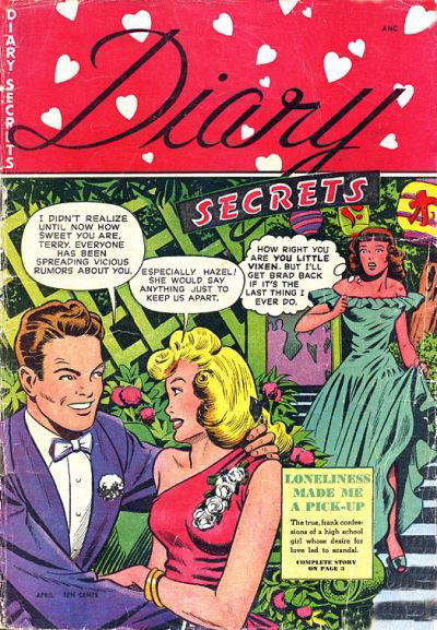 Blue Ribbon Comics (St. John, 1949 series) #2 — Diary Secrets (March 1949)