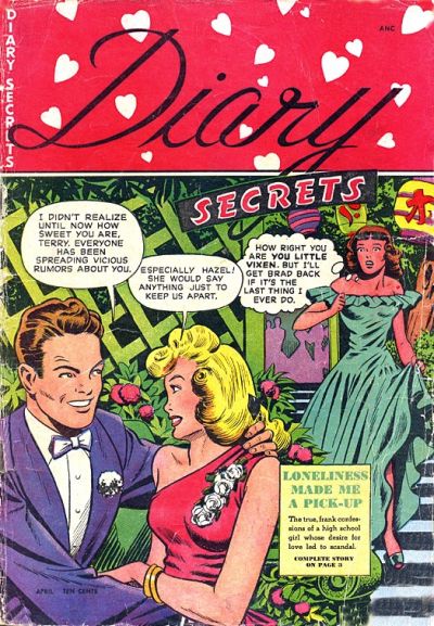 Blue Ribbon Comics (St. John, 1949 series) #2 — Diary Secrets (March 1949)