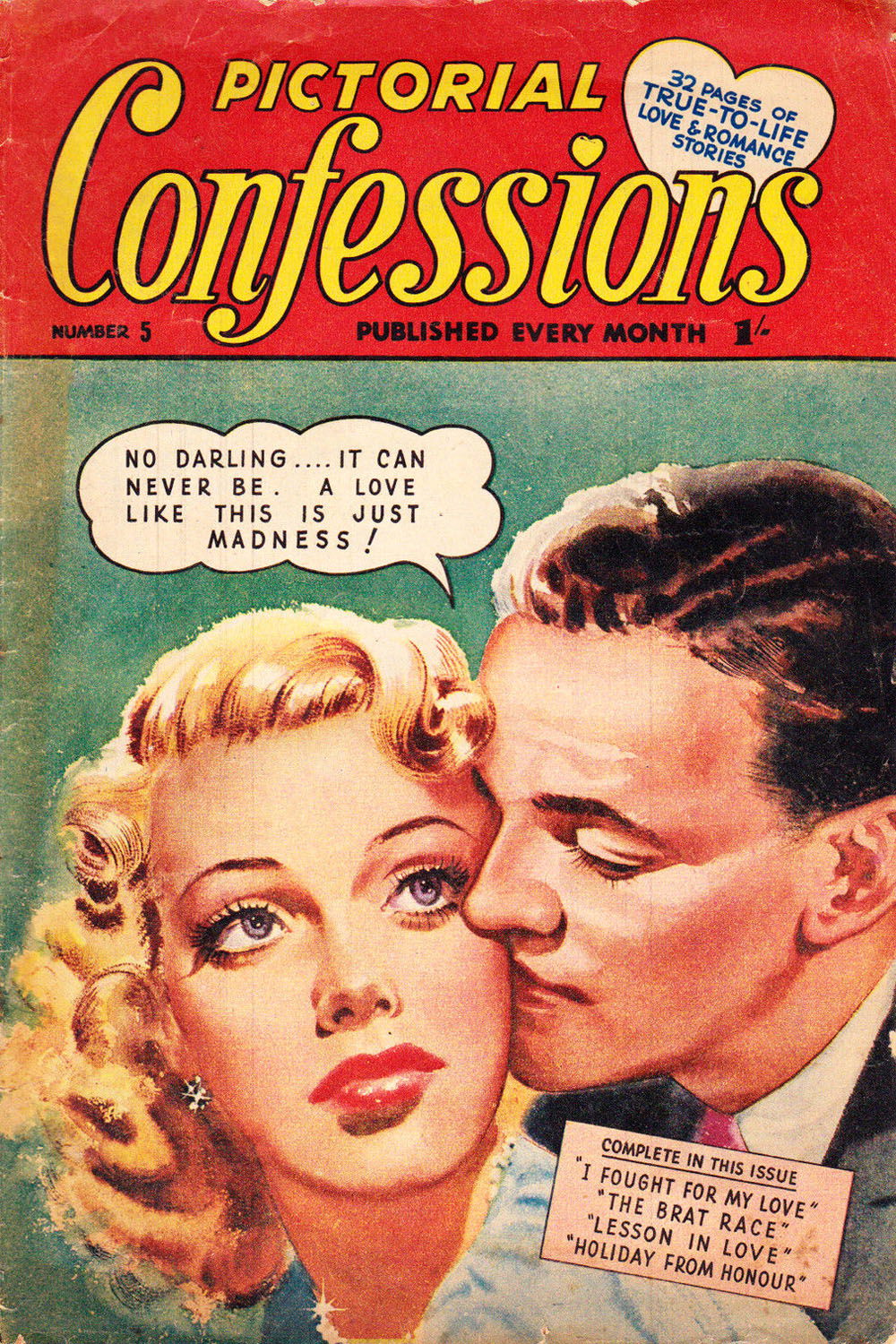 Pictorial Confessions (Young's, 1951? series) #5 ([May 1952?])