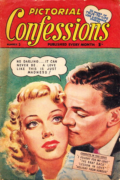 Pictorial Confessions (Young's, 1951? series) #5 [May 1952?]