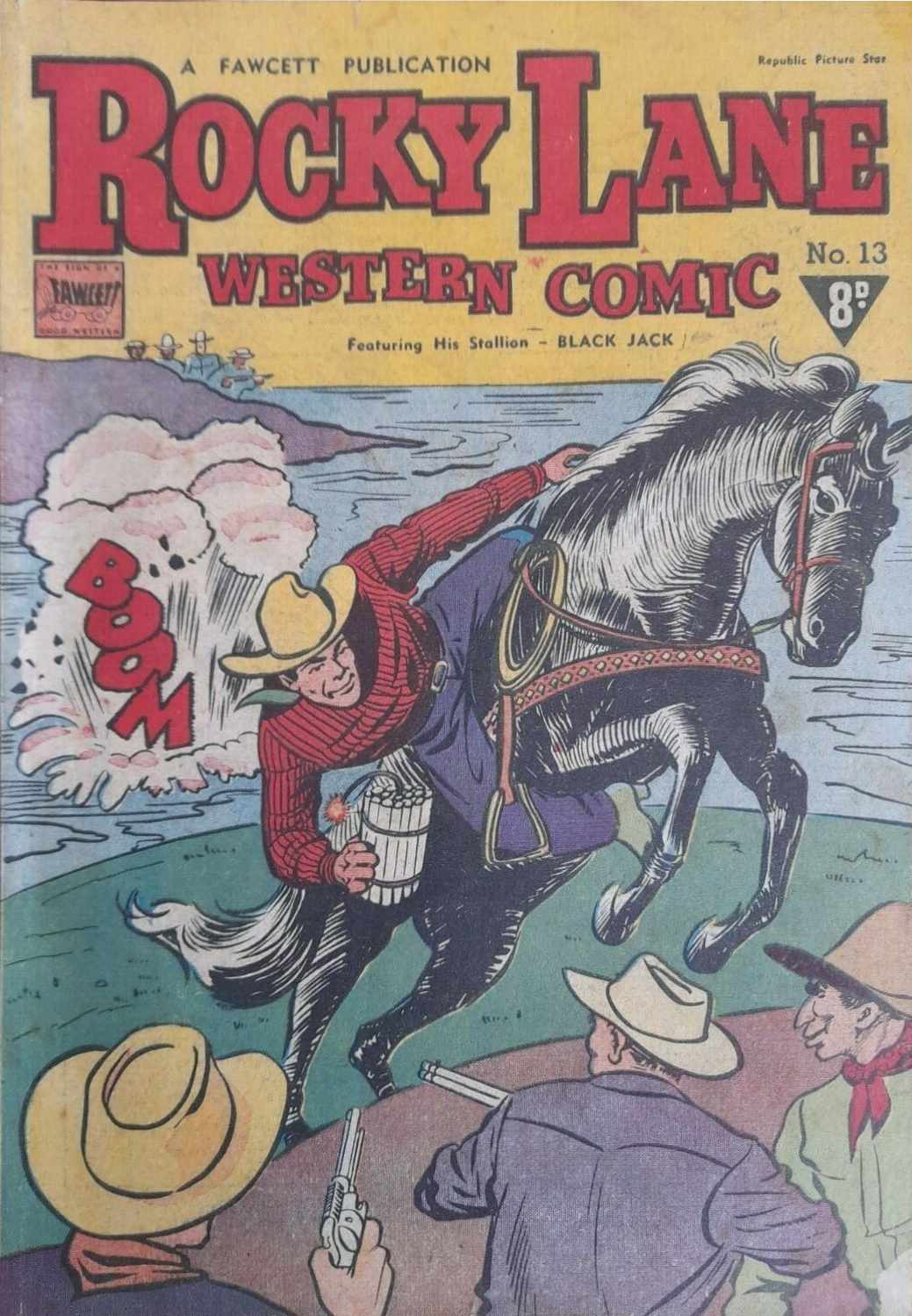 Rocky Lane Western Comic (Cleland, 1949? series) #13 ([June 1950?])
