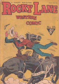 Rocky Lane Western Comic (Cleland, 1949? series) #25 [1951??]