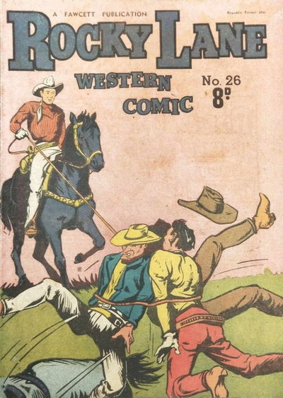 Rocky Lane Western Comic (Cleland, 1949? series) #26 [July 1951?]