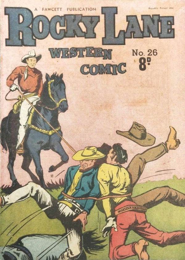 Rocky Lane Western Comic (Cleland, 1949? series) #26 ([July 1951?])