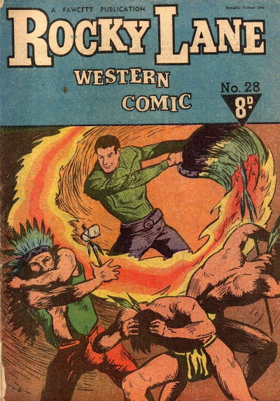 Rocky Lane Western Comic  #28 ([September 1951?])