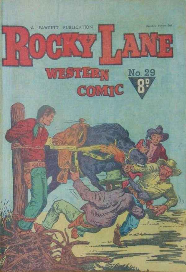 Rocky Lane Western Comic (Cleland, 1949? series) #29 ([October 1951?])