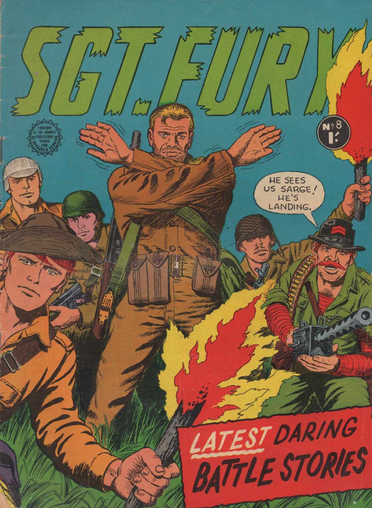 Sgt. Fury (Horwitz, 1963 series) #8 ([November 1964?])