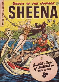 Sheena Queen of the Jungle (HJ Edwards, 1950 series) #8 ([May 1951?])
