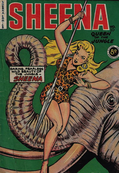 Sheena Queen of the Jungle (HJ Edwards, 1950 series) #10