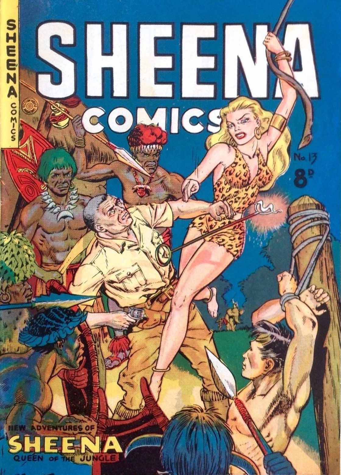 Sheena Queen of the Jungle (HJ Edwards, 1950 series) #13 ([October 1951?])