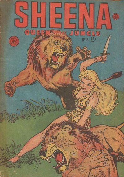 Sheena Queen of the Jungle (HJ Edwards, 1950 series) #18